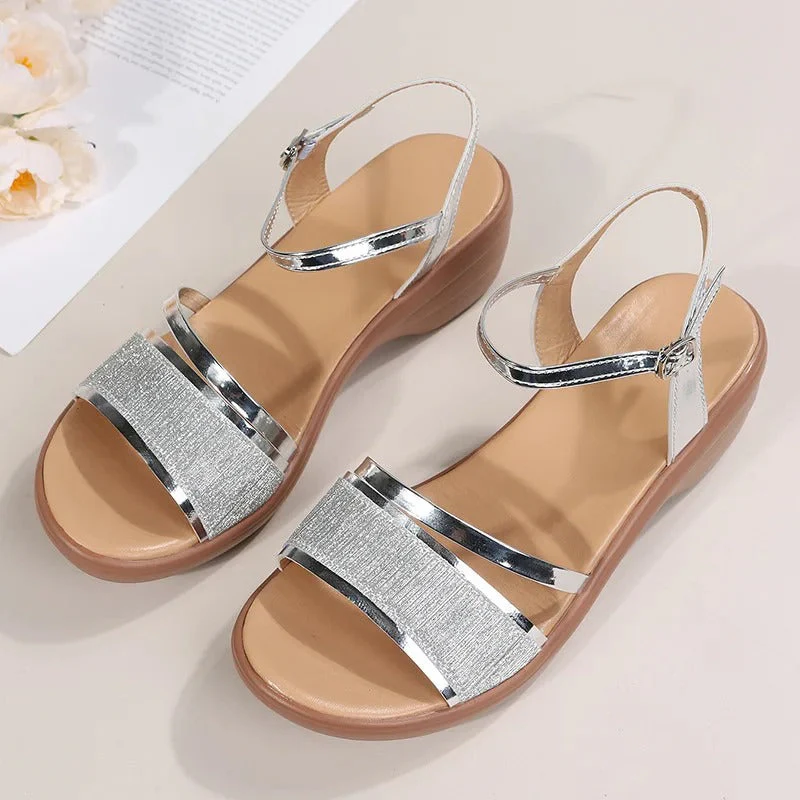 Heidi-Mode | Orthopädische Sandalen mit Keilabsatz - Image 2
