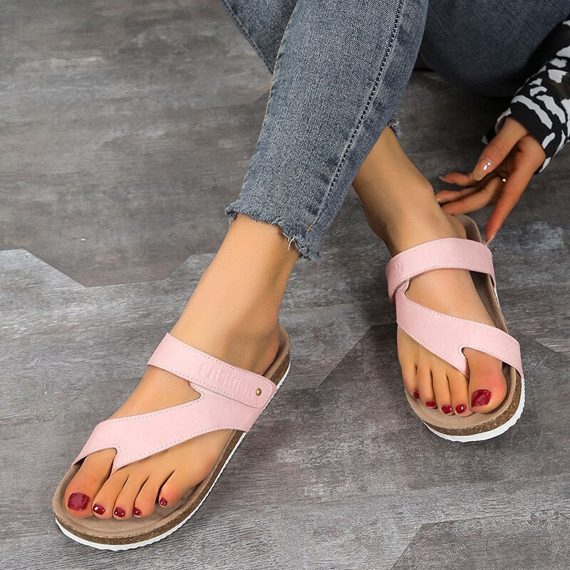 Heidi-Mode | Orthopädische Sandalen mit Offener Zehenpartie und Korksohle - Image 3