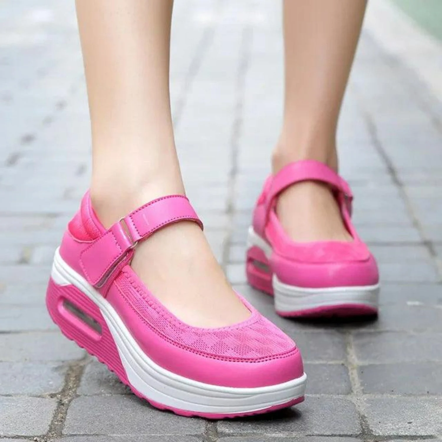 Heidi-Mode | Orthopädische Schuhe mit Dicker Sohle für Damen - Image 2