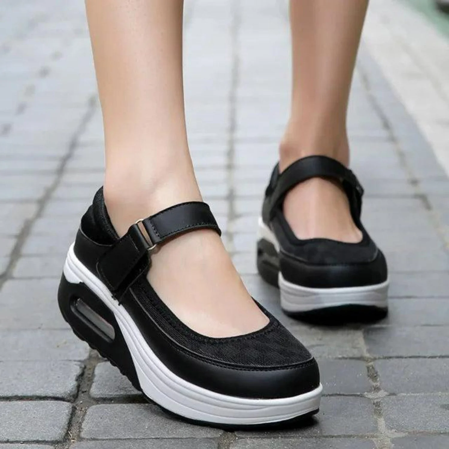 Heidi-Mode | Orthopädische Schuhe mit Dicker Sohle für Damen - Image 5
