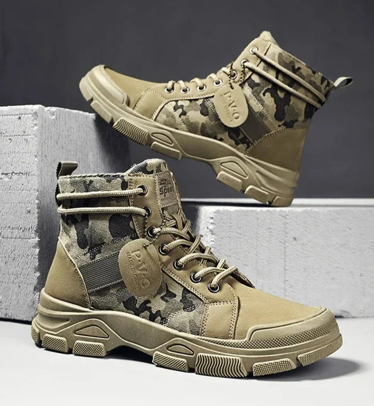 Heidi-Mode | Outdoor Stiefel mit Tarnmuster für Herren - Image 10
