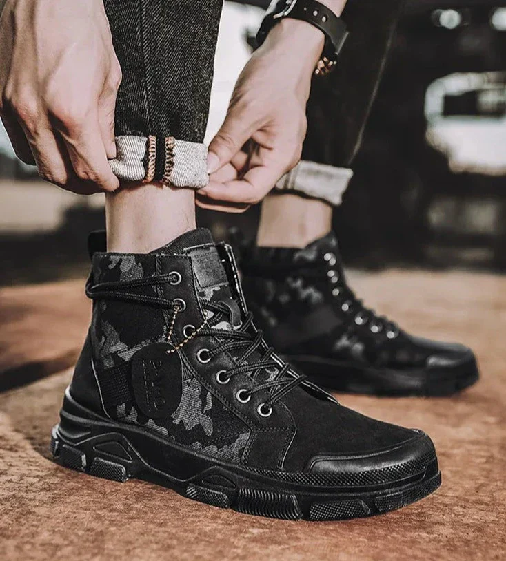 Heidi-Mode | Outdoor Stiefel mit Tarnmuster für Herren - Image 8