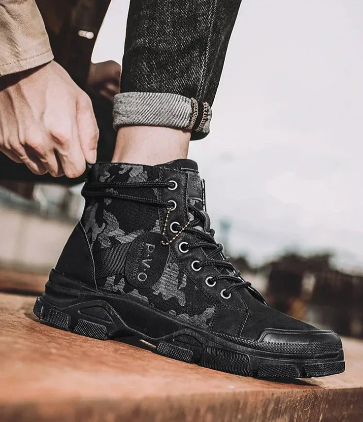 Heidi-Mode | Outdoor Stiefel mit Tarnmuster für Herren - Image 9