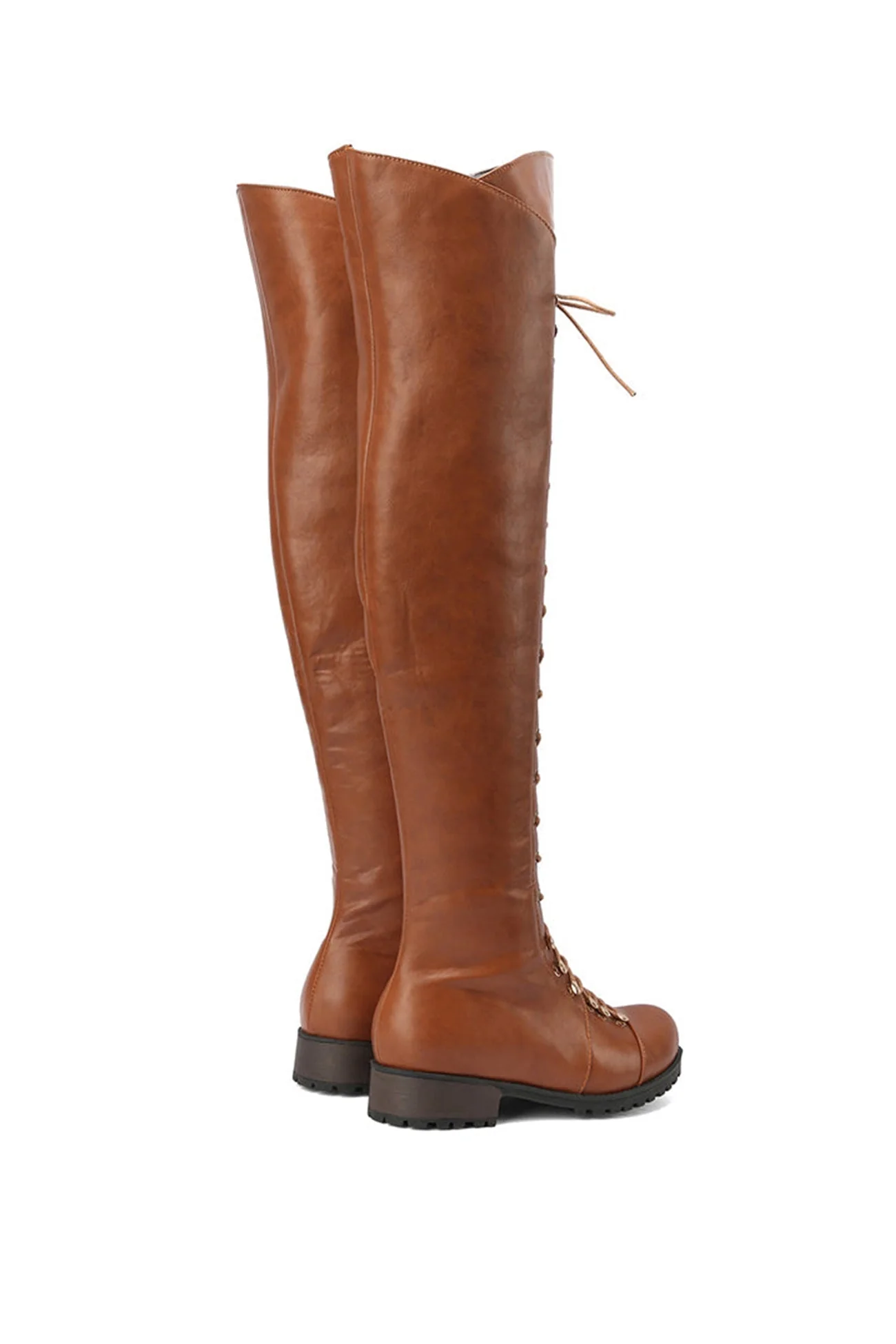 Heidi-Mode | Over-The-Knee Stiefel mit Schnürsenkeln - Image 4