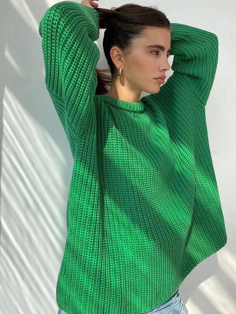 Heidi-Mode | Oversize Grobgestrickter Pullover für Damen - Image 10