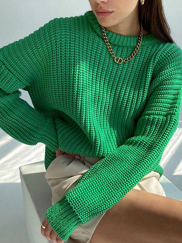 Heidi-Mode | Oversize Grobgestrickter Pullover für Damen - Image 4