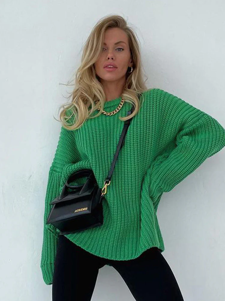 Heidi-Mode | Oversize Grobgestrickter Pullover für Damen - Image 6