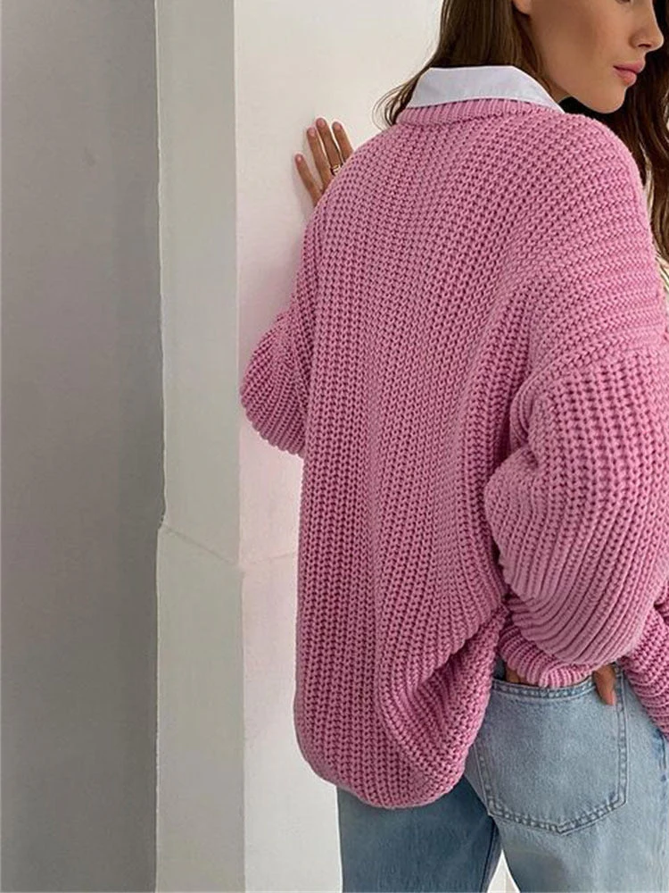 Heidi-Mode | Oversize Grobgestrickter Pullover für Damen - Image 7