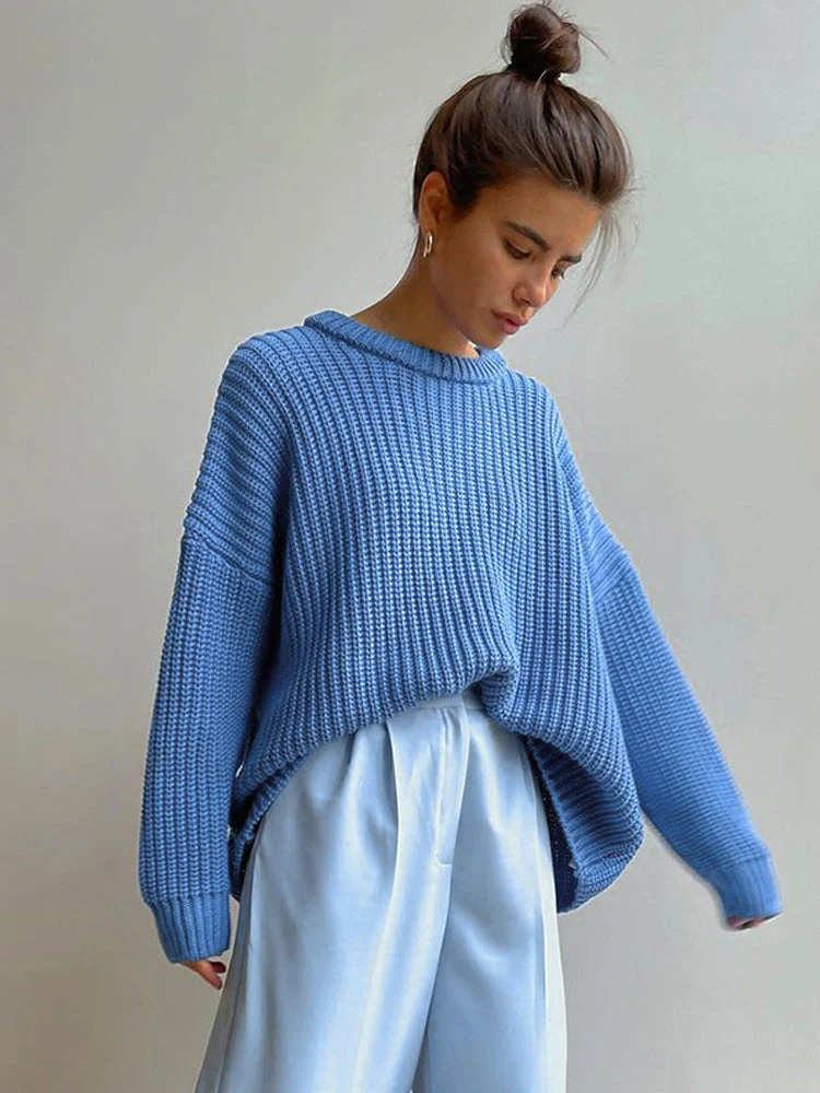 Heidi-Mode | Oversize Grobgestrickter Pullover für Damen - Image 9