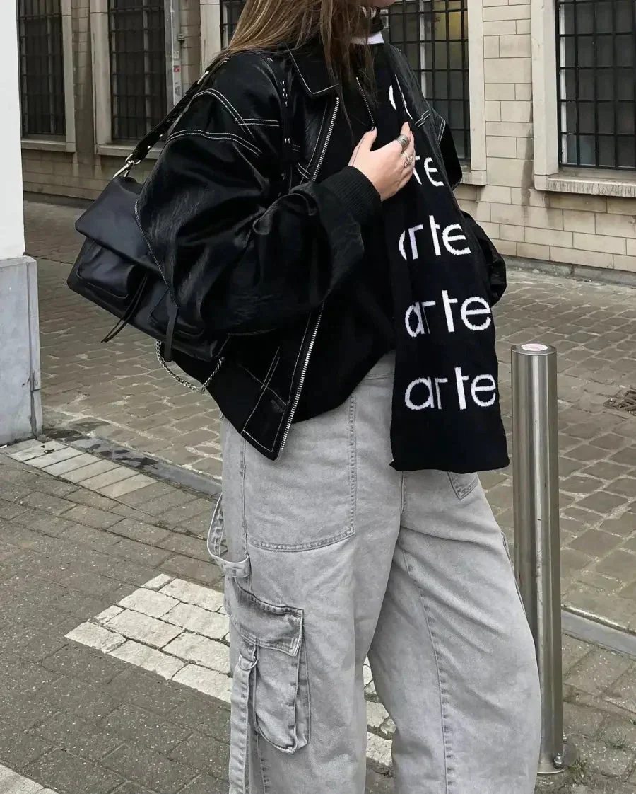 Heidi-Mode | Oversized Bomberjacke Stilvoll und Wärmeresistent Perfekt für Herbst und Winter - Image 11