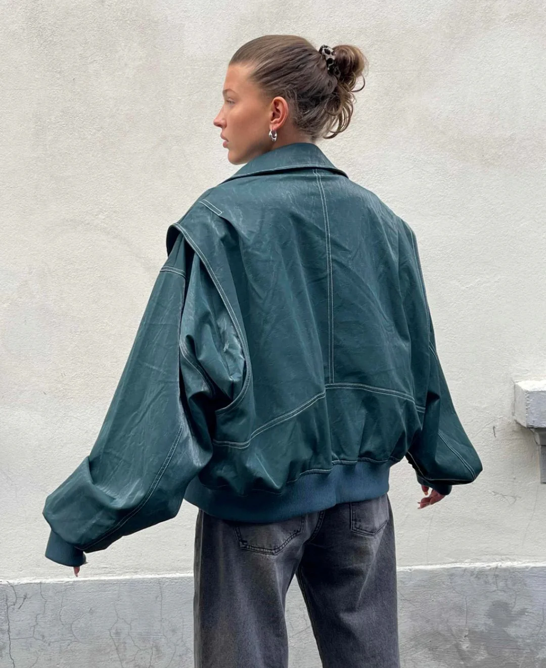 Heidi-Mode | Oversized Bomberjacke Stilvoll und Wärmeresistent Perfekt für Herbst und Winter - Image 14