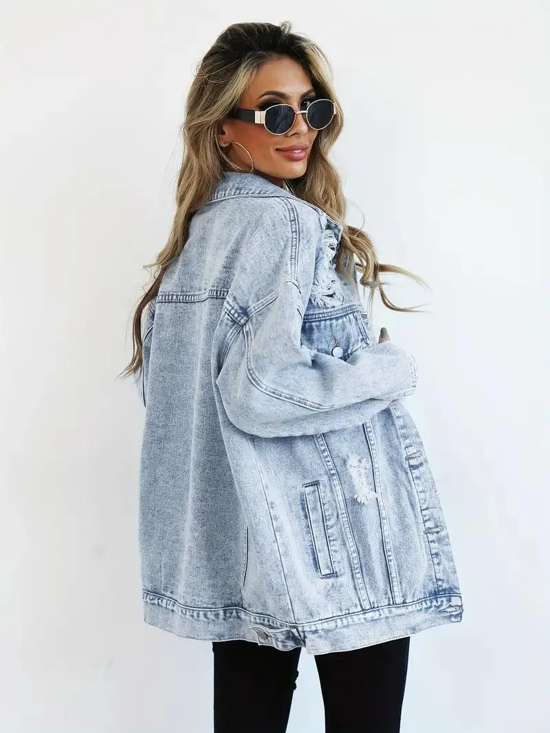 Heidi-Mode | Oversized Jeansjacke für Damen - Image 2