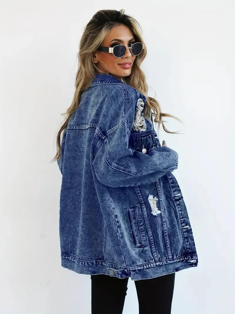 Heidi-Mode | Oversized Jeansjacke für Damen - Image 5