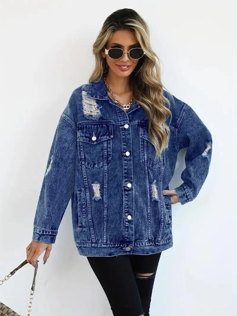 Heidi-Mode | Oversized Jeansjacke für Damen - Image 8