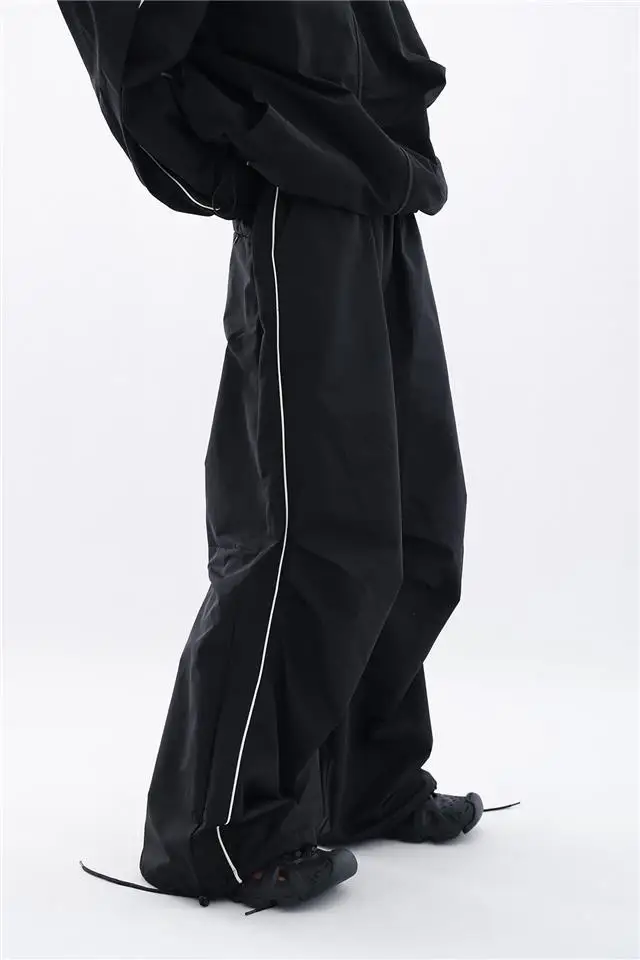 Heidi-Mode | Oversized Sportlich Schwarz Trainingsanzug - Image 6