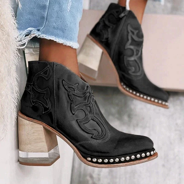 Heidi-Mode | Palmer Norwich Bestickte Lederstiefel - Image 5