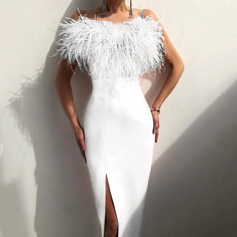 Heidi-Mode | Party Slim Fit Arm Bedeckendes Kleid - Image 5