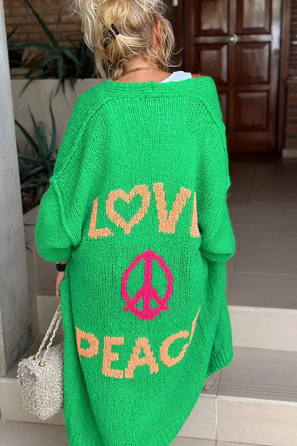Heidi-Mode | Peace Modische Strickjacke - Image 5