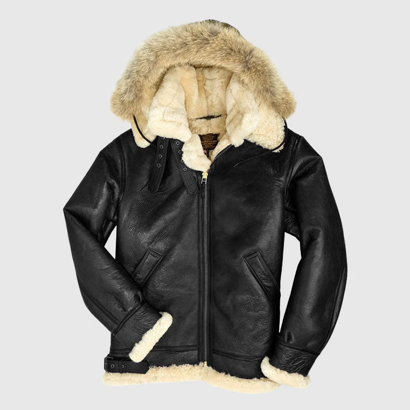 Heidi-Mode | mit Pelz Gefütterte Pilotenjacke - Image 2