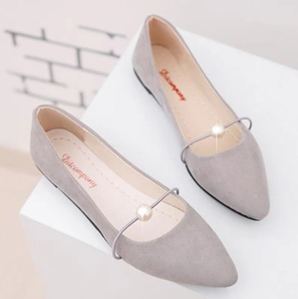 Heidi-Mode | Perlen Flache Schicke Schuhe - Image 6