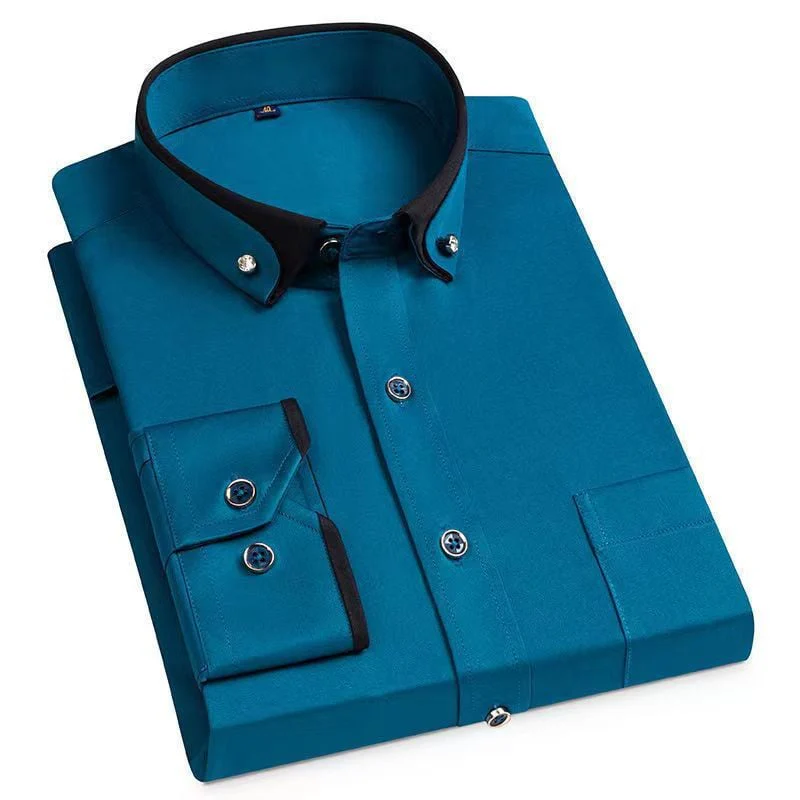 Heidi-Mode | Pierr Stylische Herren Langarmhemden Dein Modisches Statement - Image 7