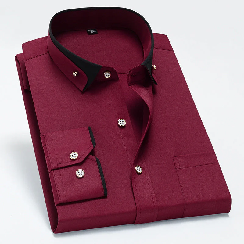 Heidi-Mode | Pierr Stylische Herren Langarmhemden Dein Modisches Statement - Image 8