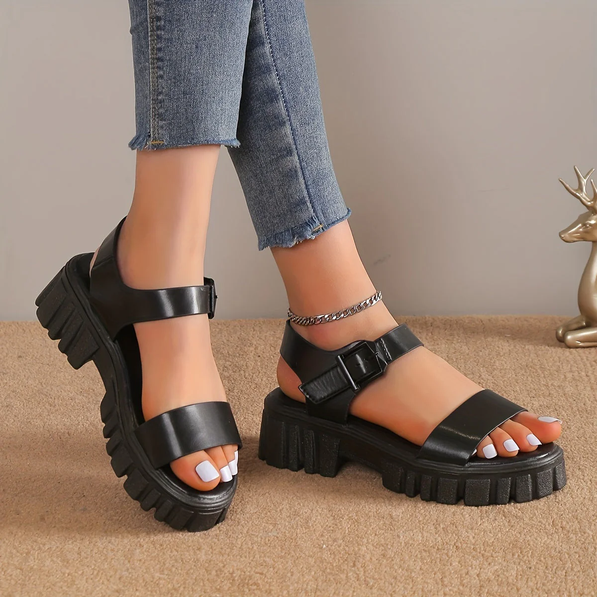 Heidi-Mode | Plateau Sandalen Stil - Image 3