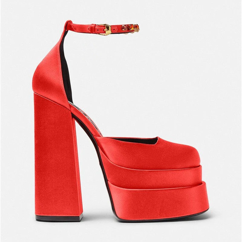 Heidi-Mode | Plateauschuhe mit Knöchelriemen - Image 2