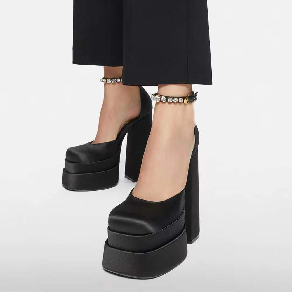 Heidi-Mode | Plateauschuhe mit Knöchelriemen - Image 5