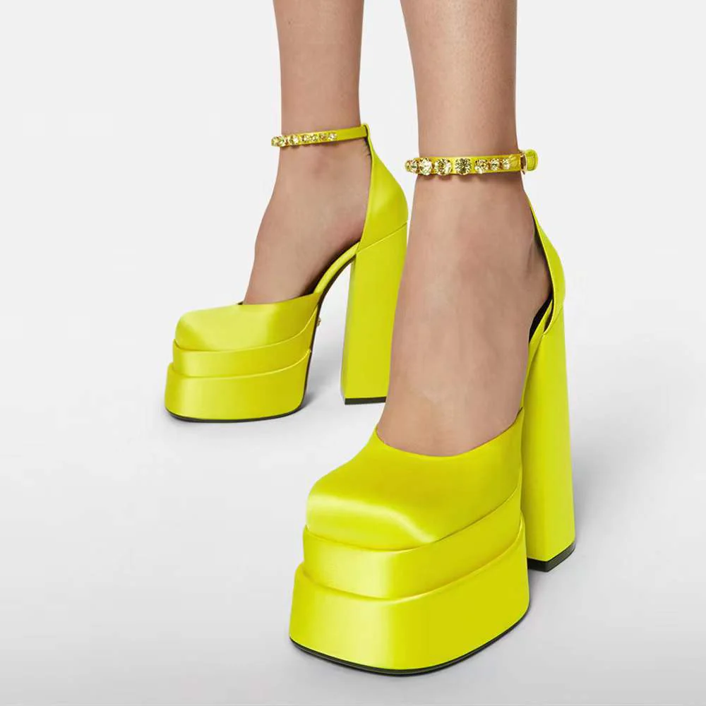 Heidi-Mode | Plateauschuhe mit Knöchelriemen - Image 7