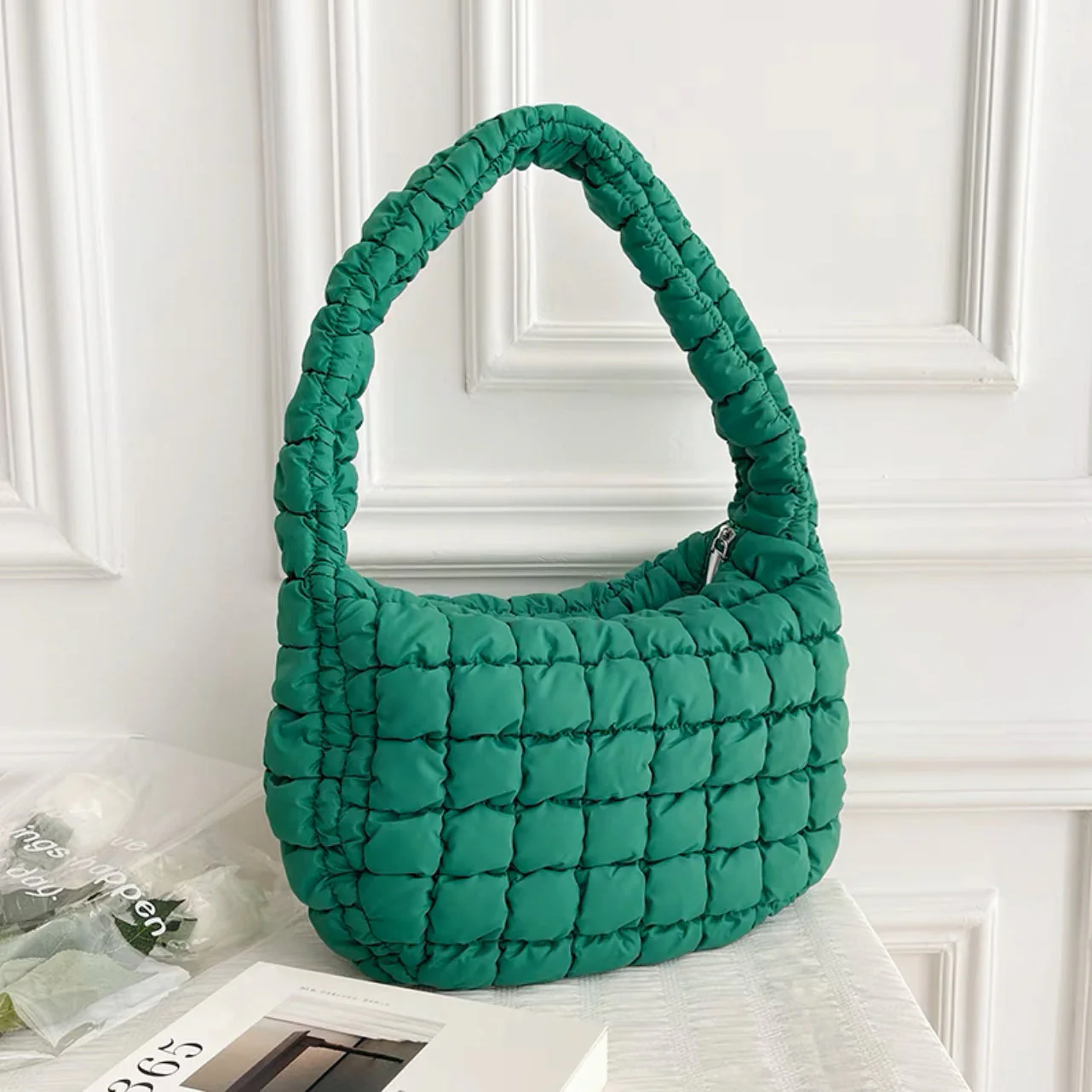 Heidi-Mode | Plissierte Schultertasche für Frauen - Image 5
