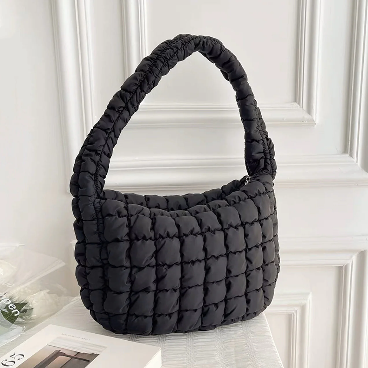 Heidi-Mode | Plissierte Schultertasche für Frauen - Image 6
