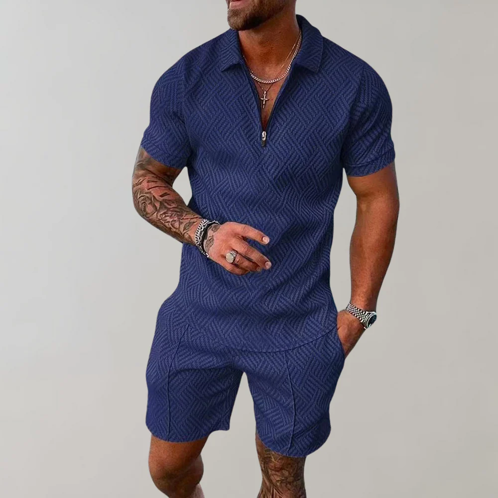 Heidi-Mode | Polo und Shorts Sommer Satz Herren - Image 4