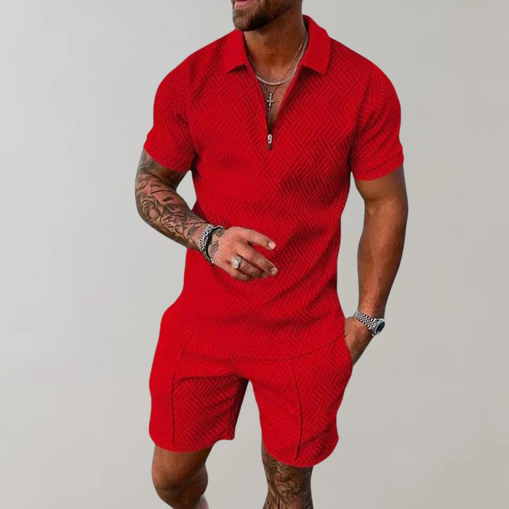 Heidi-Mode | Polo und Shorts Sommer Satz Herren - Image 5