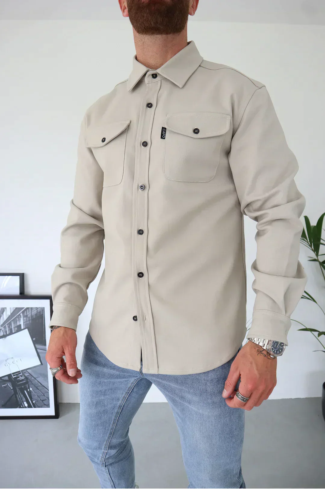 Heidi-Mode | Premium-Jacke mit Knopfverschluss für Herren Stylische und Bequeme Jacke - Image 10