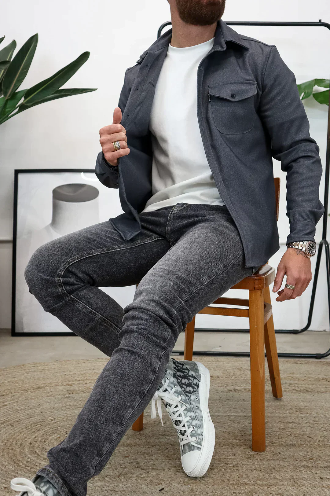 Heidi-Mode | Premium-Jacke mit Knopfverschluss für Herren Stylische und Bequeme Jacke - Image 17