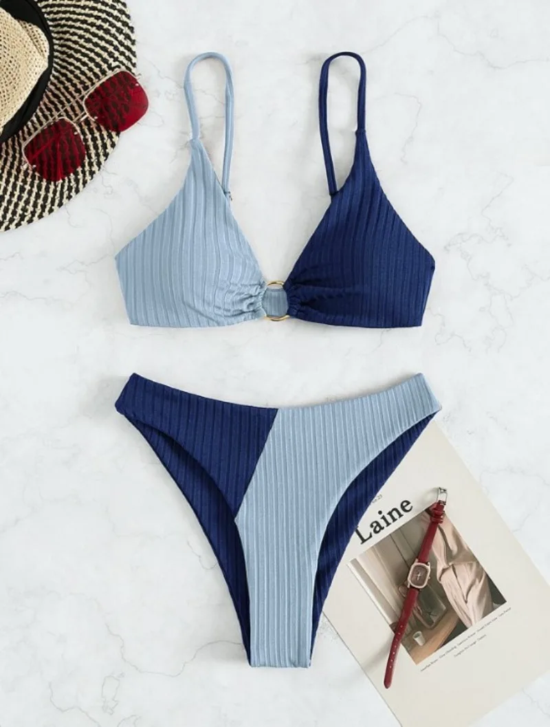 Heidi-Mode | Push-Up-Bikini-Set mit Hoher Taille für Damen - Image 3