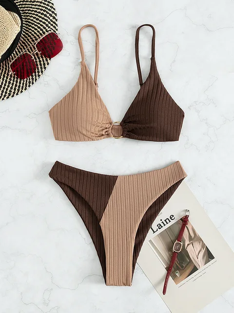 Heidi-Mode | Push-Up-Bikini-Set mit Hoher Taille für Damen - Image 7