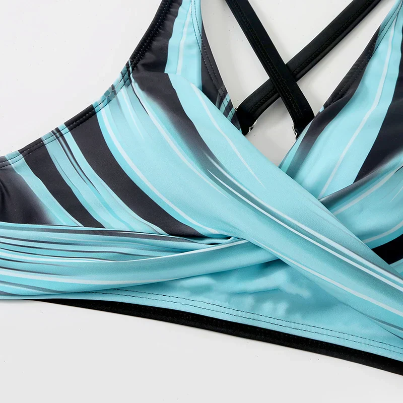 Heidi-Mode | Push Up Halter Bikini Satz mit Hoher Taille für Damen - Image 3