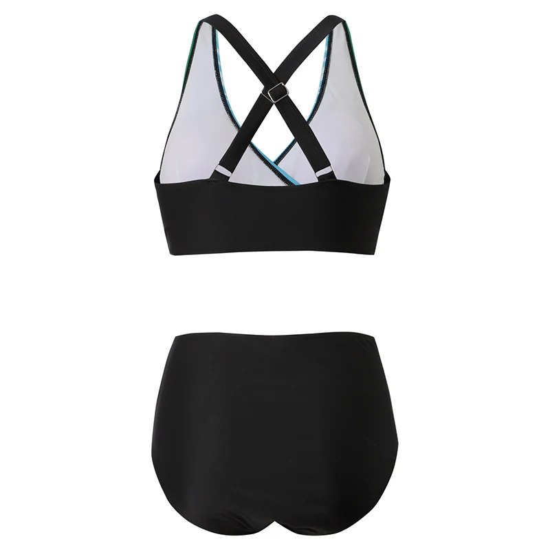 Heidi-Mode | Push Up Halter Bikini Satz mit Hoher Taille für Damen - Image 4