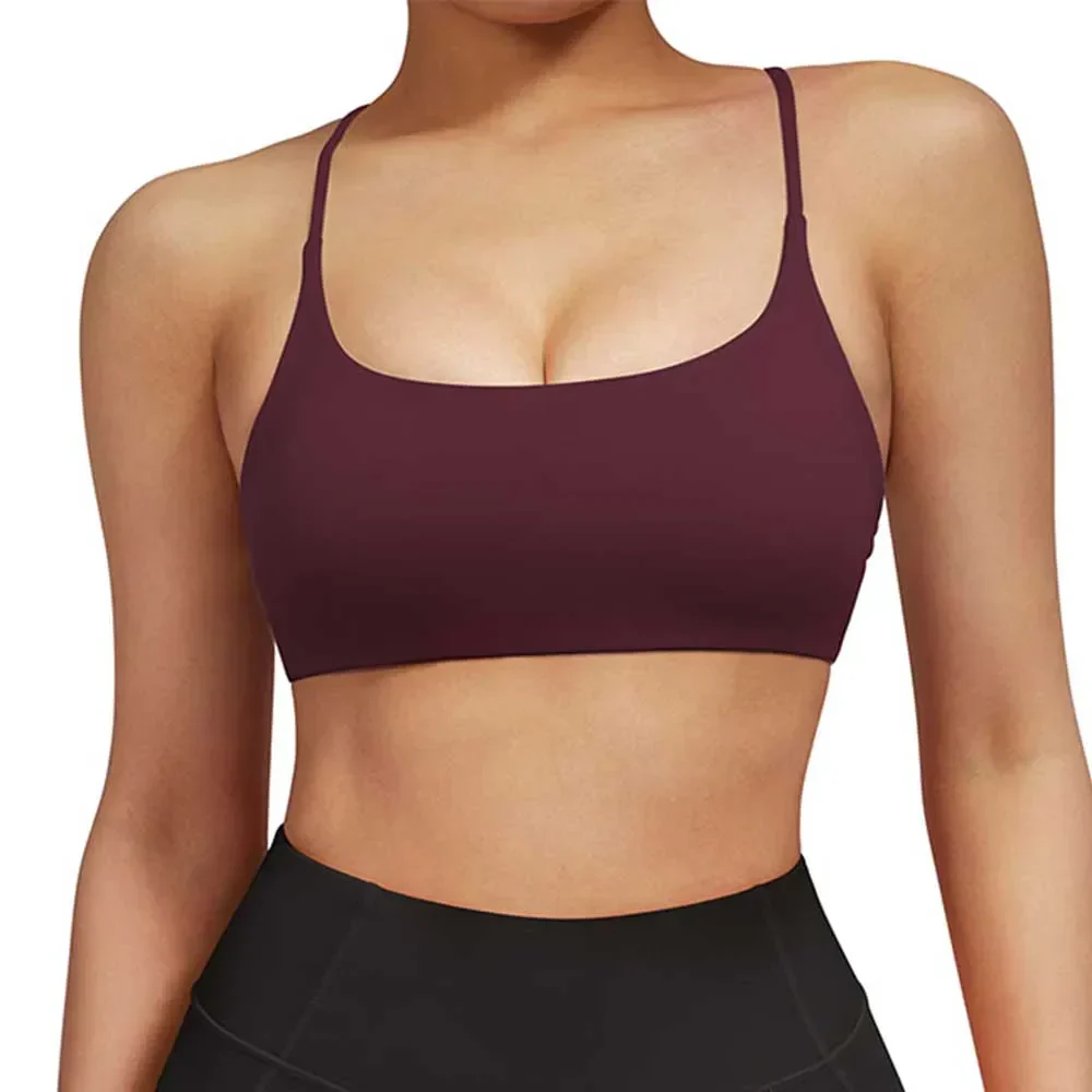 Heidi-Mode | Rückenfreier Stoßfester Fitness Sport Bh mit Polstern für Frauen - Image 11