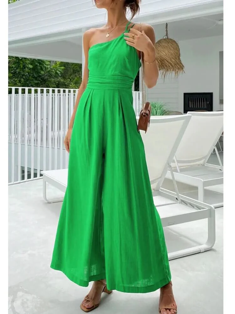 Heidi-Mode | Rückenausschnitt Doppelte Bande Jumpsuit - Image 7