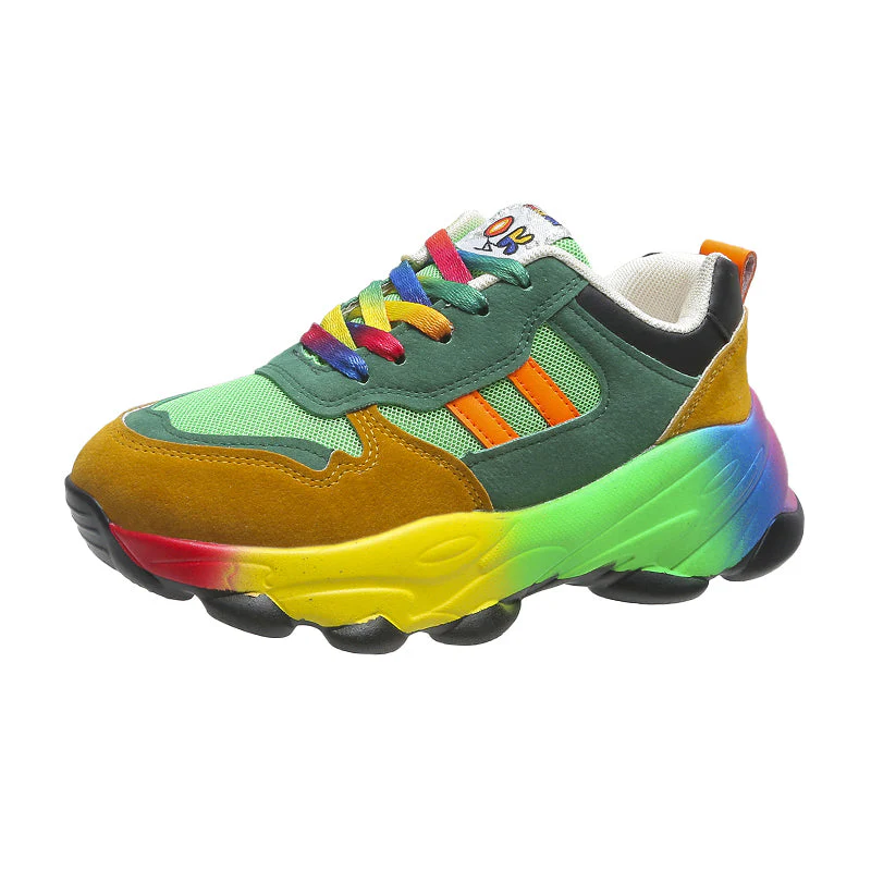 Heidi-Mode | Regenbogen Orthopädische Turnschuhe - Image 8
