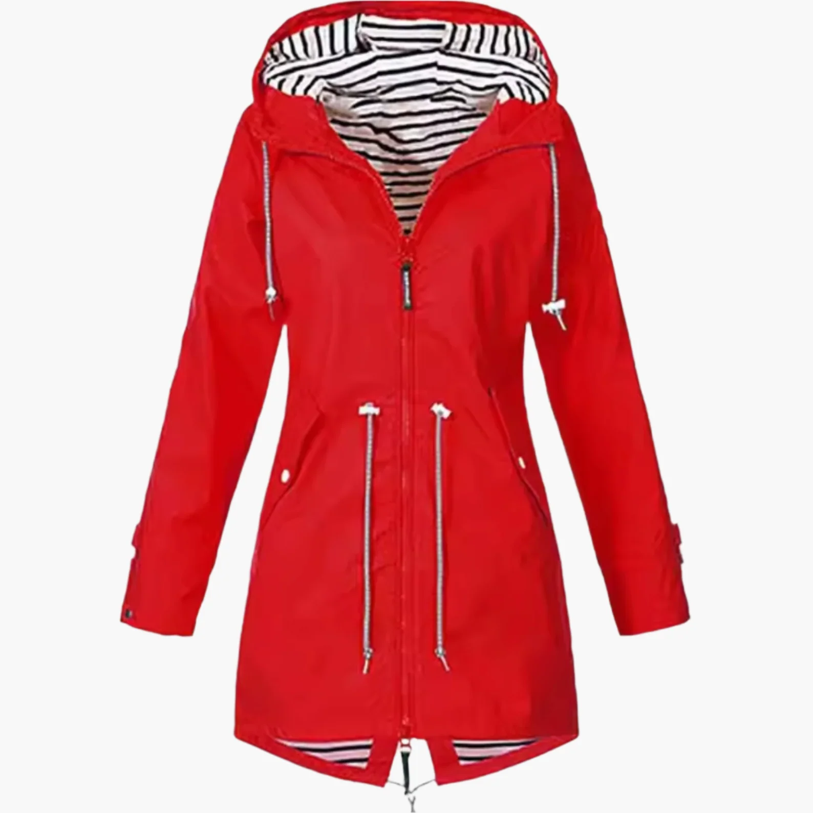 Heidi-Mode | Regenjacke mit Kapuze - Wasserdichte Windjacke für Outdoor & Alltag - Image 4
