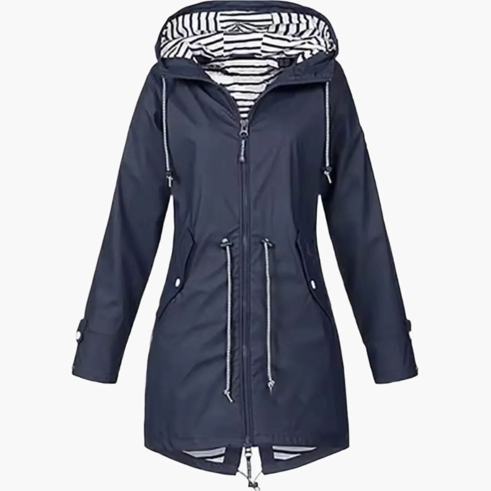 Heidi-Mode | Regenjacke mit Kapuze - Wasserdichte Windjacke für Outdoor & Alltag - Image 6