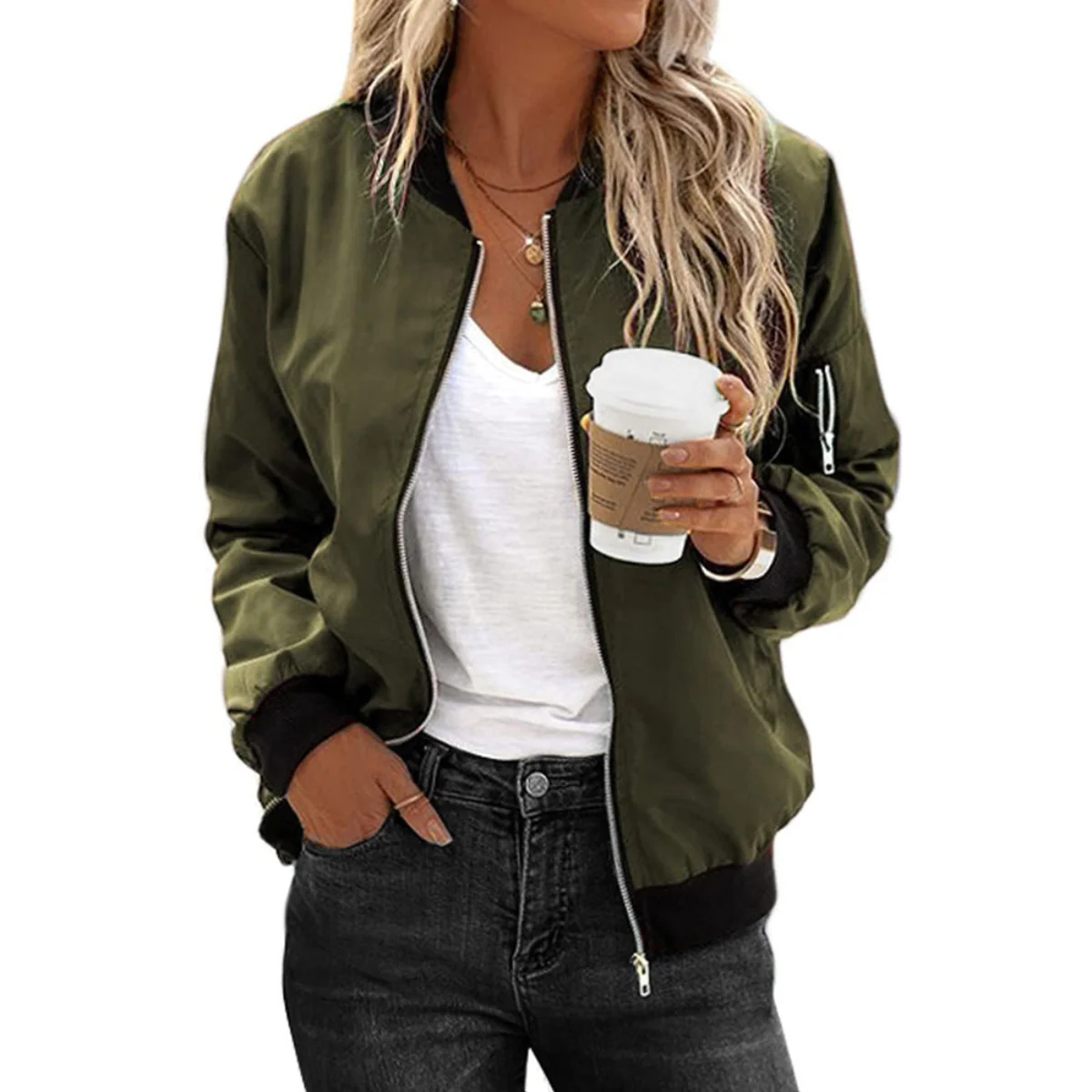 Heidi-Mode | Reißverschluss Leichtjacke für Damen - Image 5