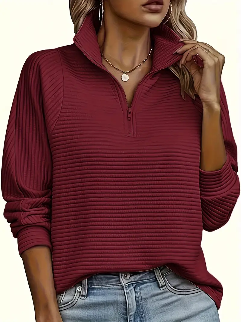 Heidi-Mode | Reißverschluss Warmer Pullover - Image 3
