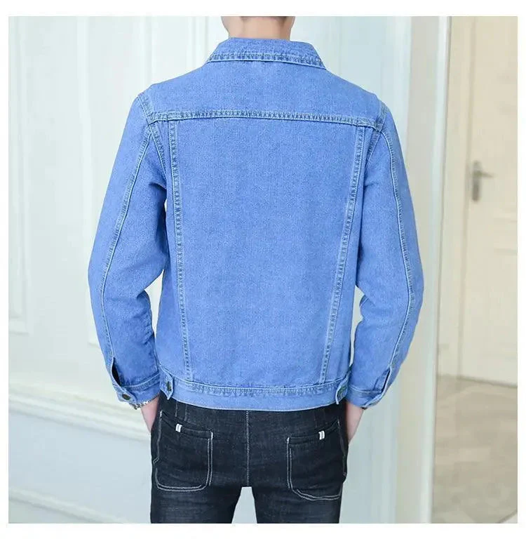 Heidi-Mode | Revers Denim Jacke Herren - Image 2