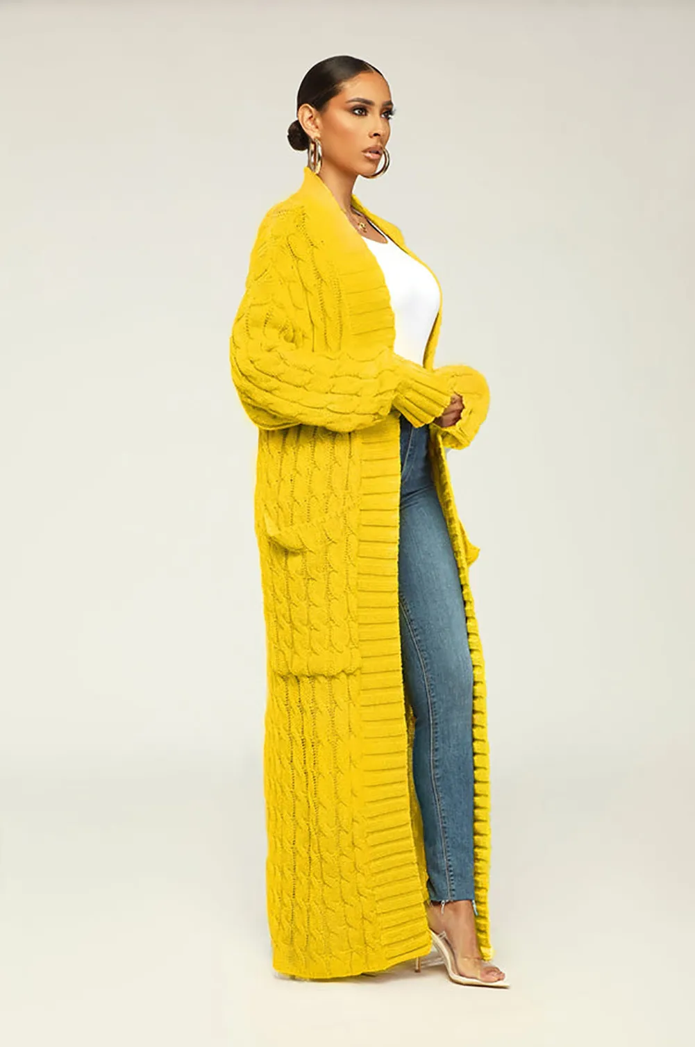 Heidi-Mode | Rita - Lange Strickjacke - Image 3