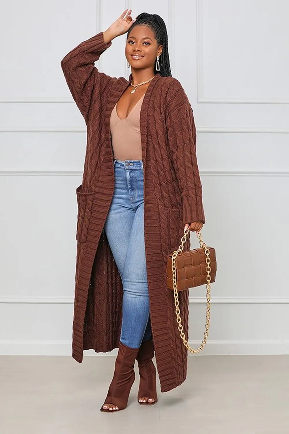 Heidi-Mode | Rita - Lange Strickjacke - Image 8